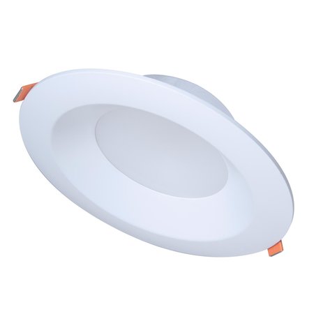 HALO Matte White 6 in. W Plastic LED Canless Recessed Downlight 8.5 W LT6089FS351EWHD